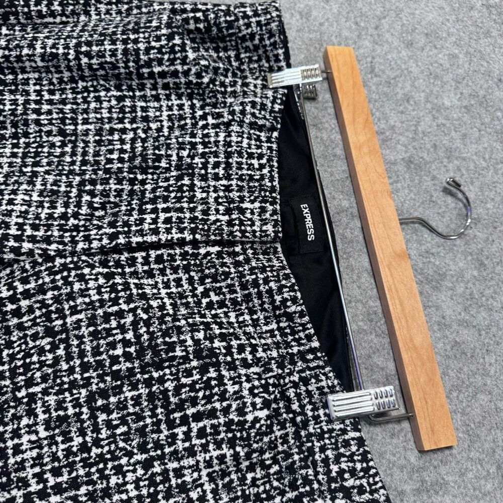 Express Black Editor Barely Boot Low Rise Dress P… - image 4